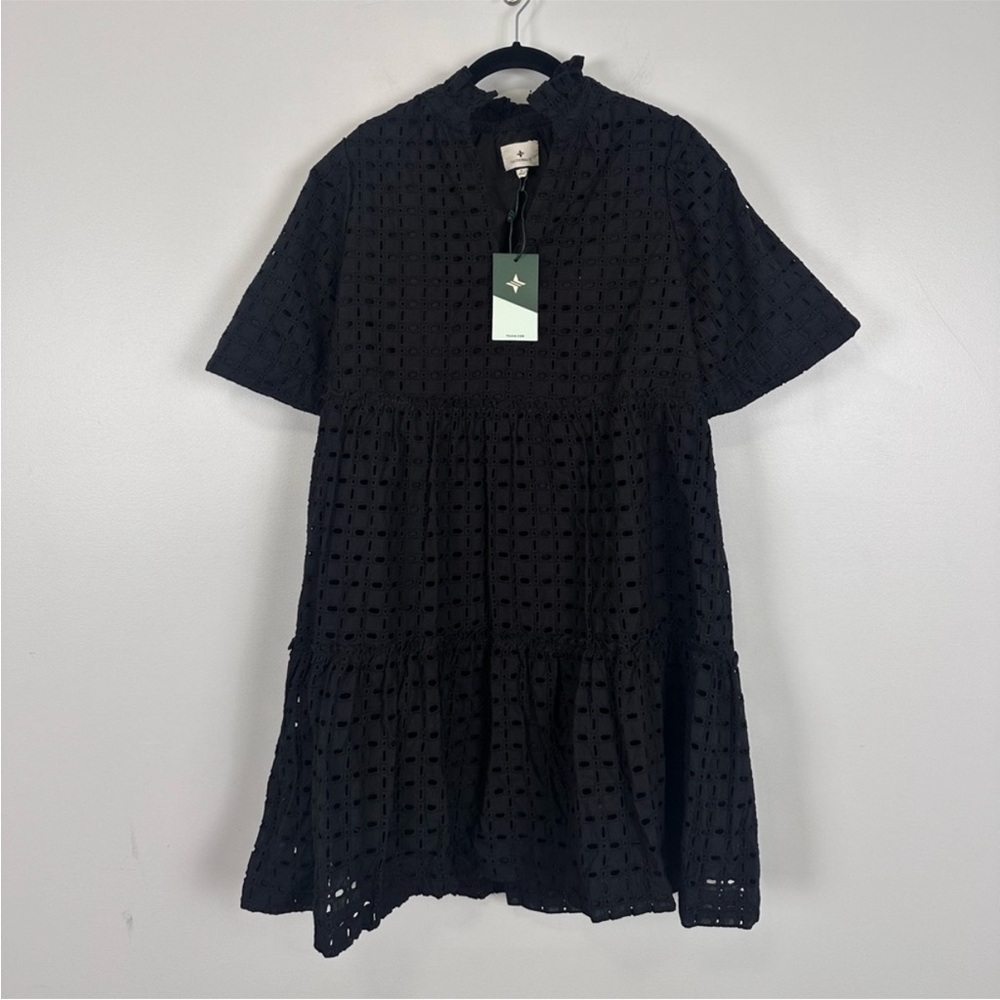 TUCKERNUCK Black Eyelet Crawford Dress NWT - Picture 4 of 9
